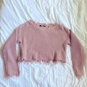 Cute crop sweater